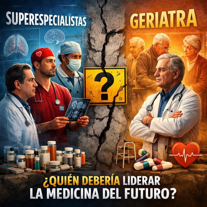 Superespecialistas vs Geriatras